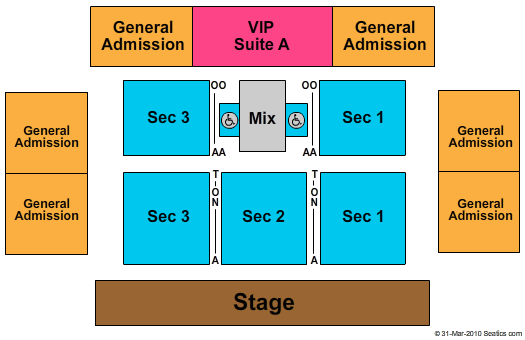 Horseshoe Casino Seating Chart